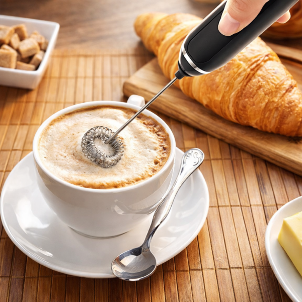 Milk Frother Coffee, Egg Beater, Red